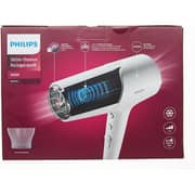 Philips Series 5000 Hair Dryer with Thermoprotect Technology , White - bhd500/00