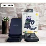 Digitplus 3-in-1 Wireless Charging Station Black
