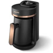 Philips Series 5000 Turkish Coffee Machine, 4 Cups, Black - HDA150-60