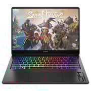 HP Omen (2024) AI PC - 1st Series / Intel® Core™ Ultra 9-185H / 14inch 2.8K / 1TB SSD / 32GB RAM / 8GB NVIDIA GeForce RTX 4070 Graphics / Windows 11 Home / English & Arabic Keyboard / Shadow Black Aluminium / Middle East Version - [14-FB0002NE]