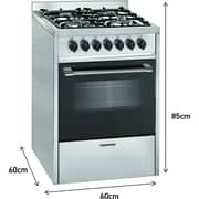 Daewoo 4 Burner Gas Cooker DGE-S664HE