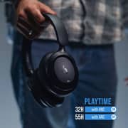 Blupebble BP-PAC80ANC-BK Wireless On Ear Headphones Black