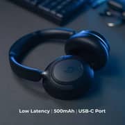 Blupebble BP-PAC80ANC-BK Wireless On Ear Headphones Black