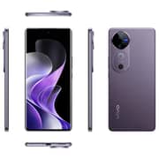  فيفو V40 الهاتف الذكي بسعة 512 جيجا باللون الأرجواني اللامع ويدعم تقنية 5G