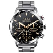 Xcell Elite-1 Smartwatch Stainless Steel + XL-Apollo-5 Bluetooth Headset Black