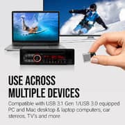 PNY Elite-X Fit Flash Drive USB 3.1 128GB Black P-FDI128EXFIT-GE