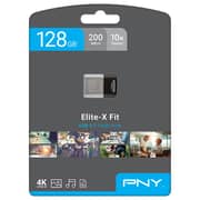 PNY Elite-X Fit Flash Drive USB 3.1 128GB Black P-FDI128EXFIT-GE