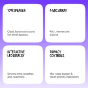 Yango Yasmina Mini Ai Enabled Smart Bluetooth Speaker - Blue