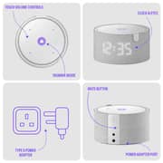 Yango Yasmina Mini Ai Enabled Smart Bluetooth Speaker - Grey