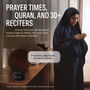 ياسمينا Y-00020 مكبر صوت ذكي متطور مدعم بخاصية الذكاء الاصطناعي الشبيه بالإنسان حجم ميني باللون الأسود