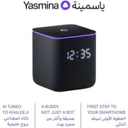 Yasmina Human-Like AI Assistant in advanced Smart Speaker Midi Black
