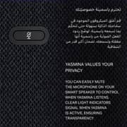 Yasmina Human-Like AI Assistant in advanced Smart Speaker Midi Black