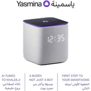 Yasmina Human-Like AI Assistant in advanced Smart Speaker Midi Grey
