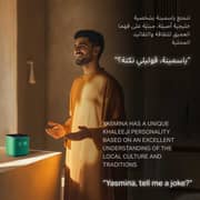 Yasmina Human-Like AI Assistant in advanced Smart Speaker Midi Grey