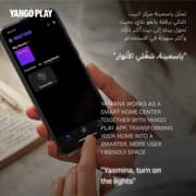 Yasmina Human-Like AI Assistant in advanced Smart Speaker Midi Grey