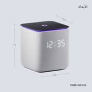 Yasmina Human-Like AI Assistant in advanced Smart Speaker Midi Grey