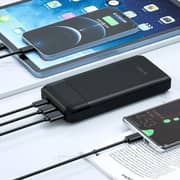 باور بانك Wiwu Wi-P001 Speedy Series بسعة 20000 مللي أمبير في الساعة - أسود