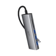 WiWU Alpha 532ST 5 in 1 Type-C Hub, Grey