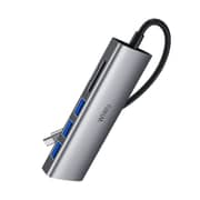 WiWU Alpha 532ST 5 in 1 Type-C Hub, Grey