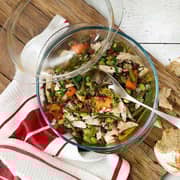 Pyrex Glass Round Casserole with Lid 1pc