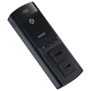 Powerology Multi-Port Car Inverter Charger Black