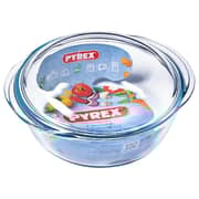 Pyrex Round Casserole Dish with Lid 1pc