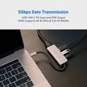 Powerology 4-in-1 USB-C Hub