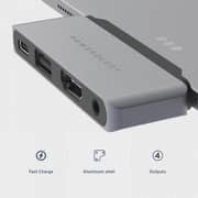 Powerology 4-in-1 USB-C Hub