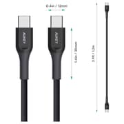 Aukey Kevlar Core USB-C To USB-C Cable 1.2m Black