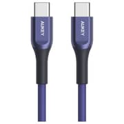 Aukey Kevlar Core USB-C To USB-C Cable 1.2m Blue