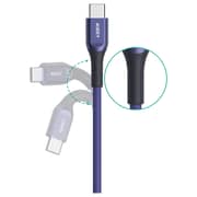 Aukey Kevlar Core USB-C To USB-C Cable 1.2m Blue