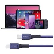 Aukey Kevlar Core USB-C To USB-C Cable 1.2m Blue