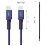 Aukey Kevlar Core USB-C To USB-C Cable 1.2m Blue