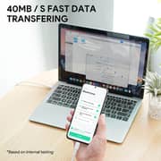 Aukey Braided USB-C To USB-C Cable 1m White