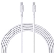 Aukey Braided USB-C To USB-C Cable 1m White