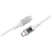 Aukey PD Braided USB-C To USB-C Cable 1.8m White