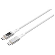 Aukey PD Braided USB-C To USB-C Cable 1.8m White