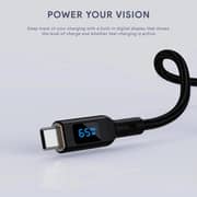 Aukey PD Braided USB-C To USB-C Cable 1.8m White