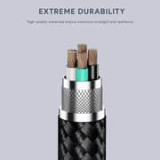 Aukey PD Braided USB-C To USB-C Cable 1.8m White