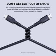 Aukey USB-C To USB-C Cable 1.8m Black