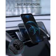 Aukey Super Magnetic Car Mount Phone Holder, Air Vent Clip, 360° Rotation, Secure Grip – Black – HD-C74-BK