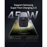 Aukey 3-Port Wall Charger Grey