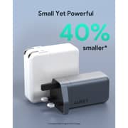 Aukey 3-Port Wall Charger Grey