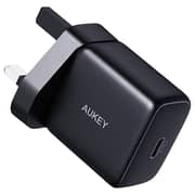 Aukey Portable Wall Charger, 30W USB-C Power Delivery 3.0 with PPS, Compact Design – Black – PA-R1P-BK