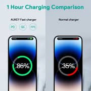 Aukey Portable Wall Charger, 30W USB-C Power Delivery 3.0 with PPS, Compact Design – Black – PA-R1P-BK