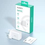Aukey Portable Wall Charger, 30W USB-C Power Delivery 3.0 with PPS, Compact Design – Black – PA-R1P-BK