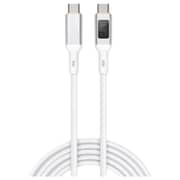 Aukey Braided USB-C To USB-C Cable 1m White