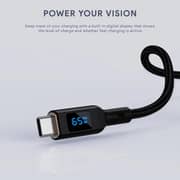 Aukey Braided USB-C To USB-C Cable 1m White