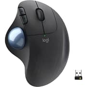 Logitech Ergonomic Wireless Trackball Mouse Black