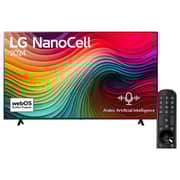 LG 75 Inch LG NanoCell NANO80 4K Smart TV AI Magic remote HDR10 webOS24 2024